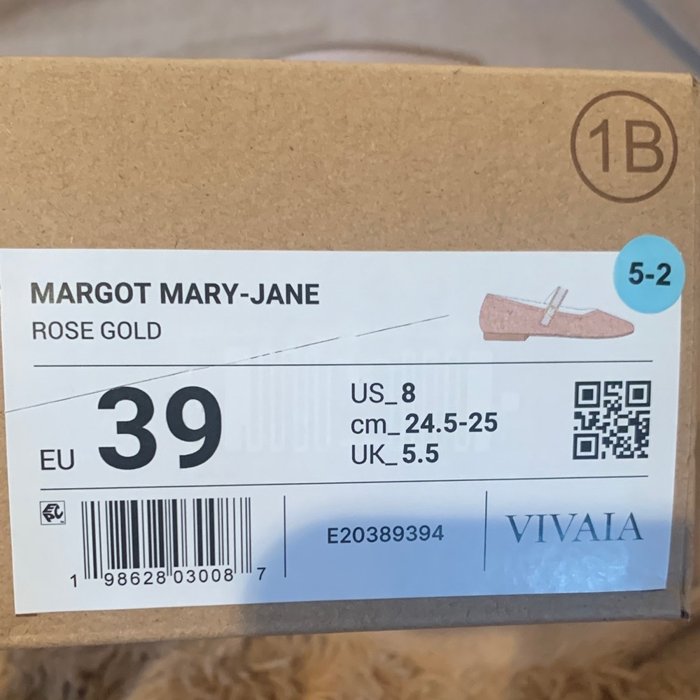VIVAIA Margot Mary Jane in Rose Gold - Picture 4 of 4
